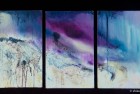 Triptyque in blue
